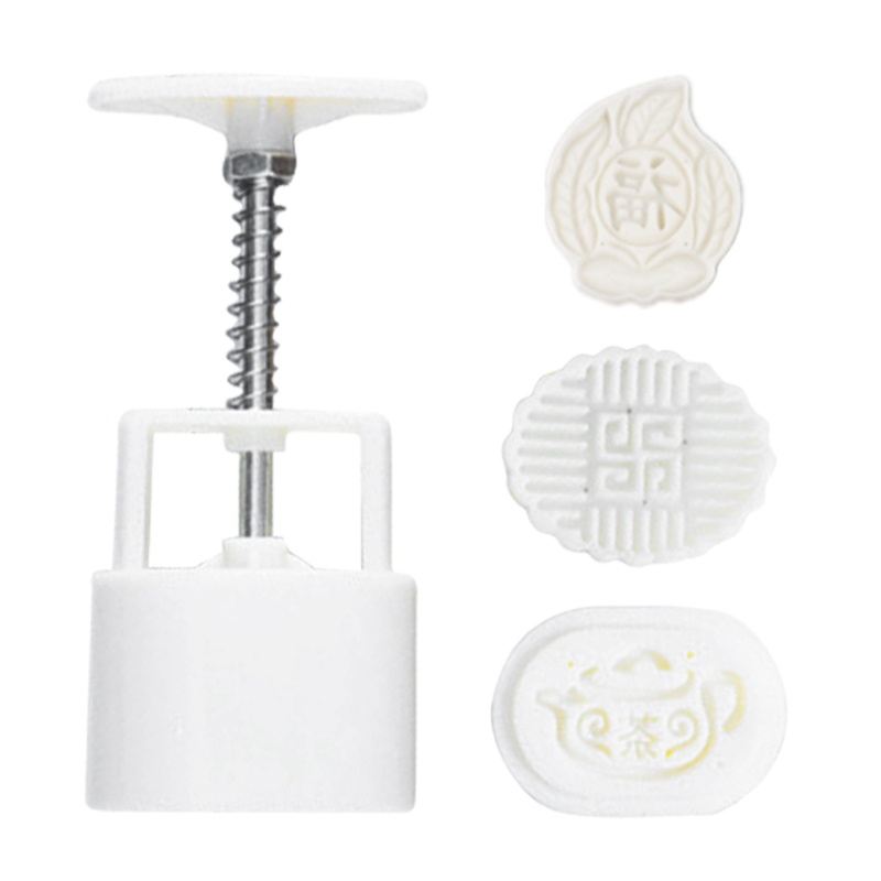 Khuôn Làm Bánh Trung Thu 50g Bằng Nhựa Tiện Dụng Diy
