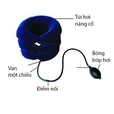 Gối hơi kéo giãn đốt sống cổ YZB06