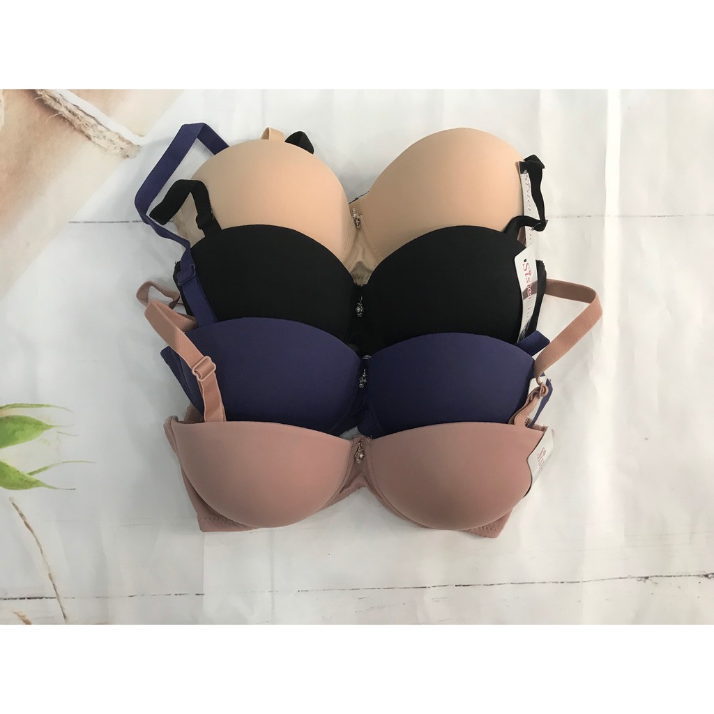 Áo ngực Thái Lan Sisterhood, áo lót cúp ngang siêu nâng mút mền mịn mã 6001, Leblur