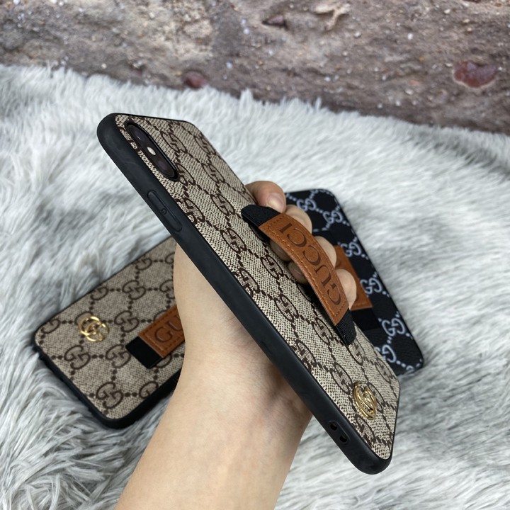 Ốp Lưng Da G.U.C.C.I Có Logo Nổi Cho iPhone7/8/7Plus/8Plus/X/XS/XR/XSMax/11/11Pro/11ProMax - Mã TZAC290