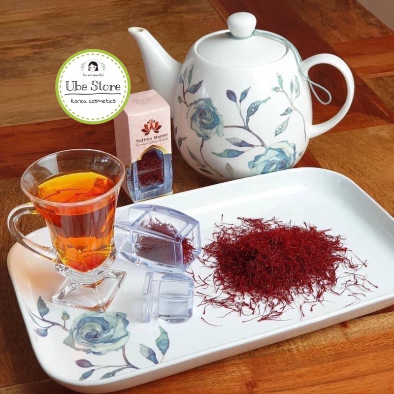 NHUỴ HOA NGHỆ TÂY SAFFRON MARKET PREMIUM SAFFRON THREADS HỘP 2G #GIÁ_CỰC_RẺ