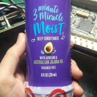 Aussie 3 Minute Miracle Moist Deep Conditioning Treatment 8 Fl Oz