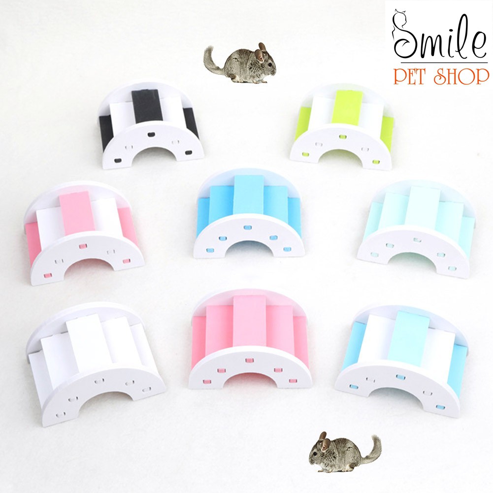 [GIÁ SỈ] Phụ kiện Hamster - Cầu thang bằng gỗ nhiều màu sắc cho hamster - Smile Pet Shop