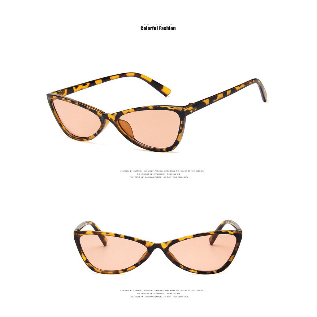 (KIQI-FASHION) Fashionable cat eye sunglasses for women