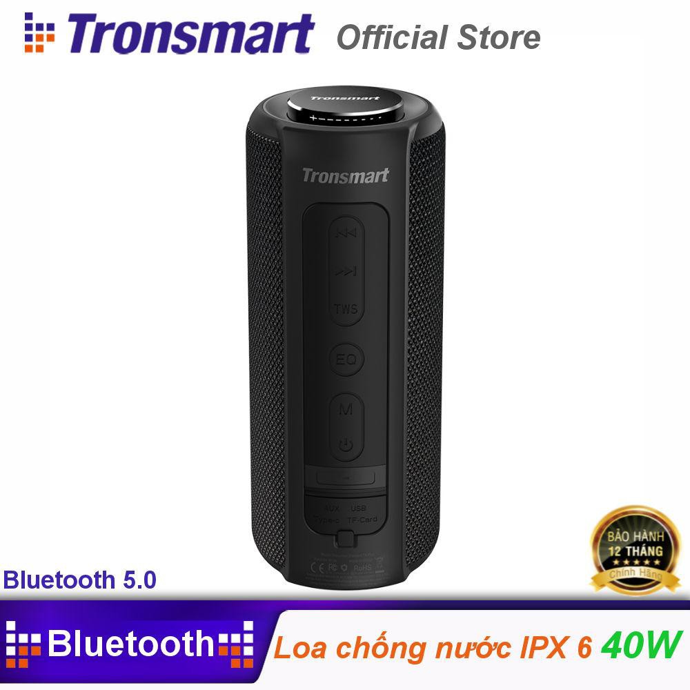 Loa Bluetooth 5.0 Tronsmart Element T6 Plus/ Upgraded 40W Âm thanh vòm - Hàng chính hãng - Bảo hành 12 tháng 1 đổi 1