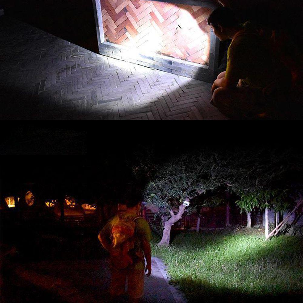 Daphs Đèn Pha LED Cảm Biến Mạnh Mẽ Có Thể Sạc Lại Dùng Khi Đi Câu Cá / Đi Bộ Đường Dài