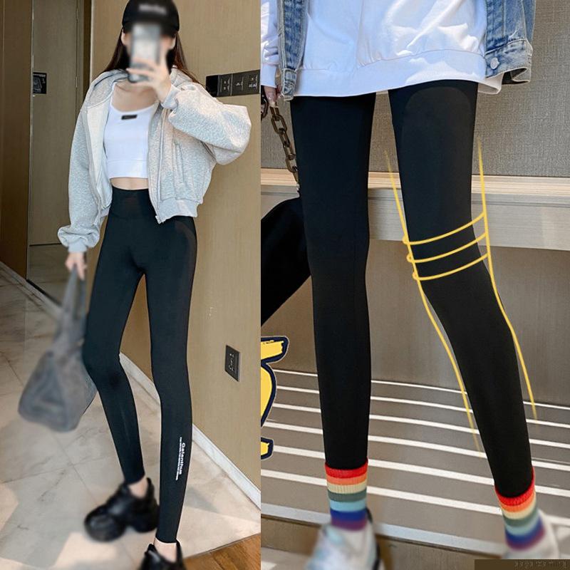 Quần legging dài ôm dáng co giãn không nhìn xuyên thấu cho nữ chất lượng cao