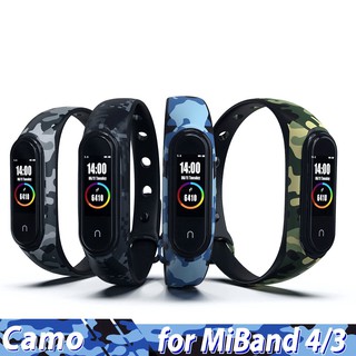 Dây Đeo Đồng Hồ Rằn Ri Cho Xiaomi Miband Mi Band 3 4