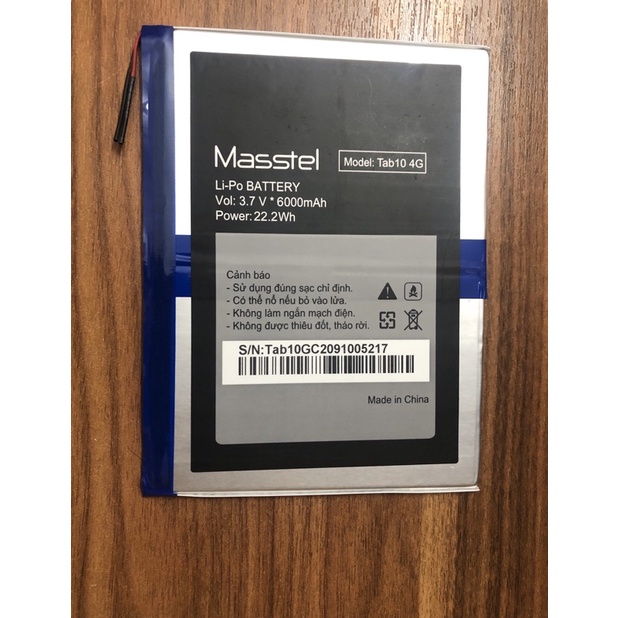 Pin Masstel Tab10 4G / Tab10EDU ( Pin dùng chung )