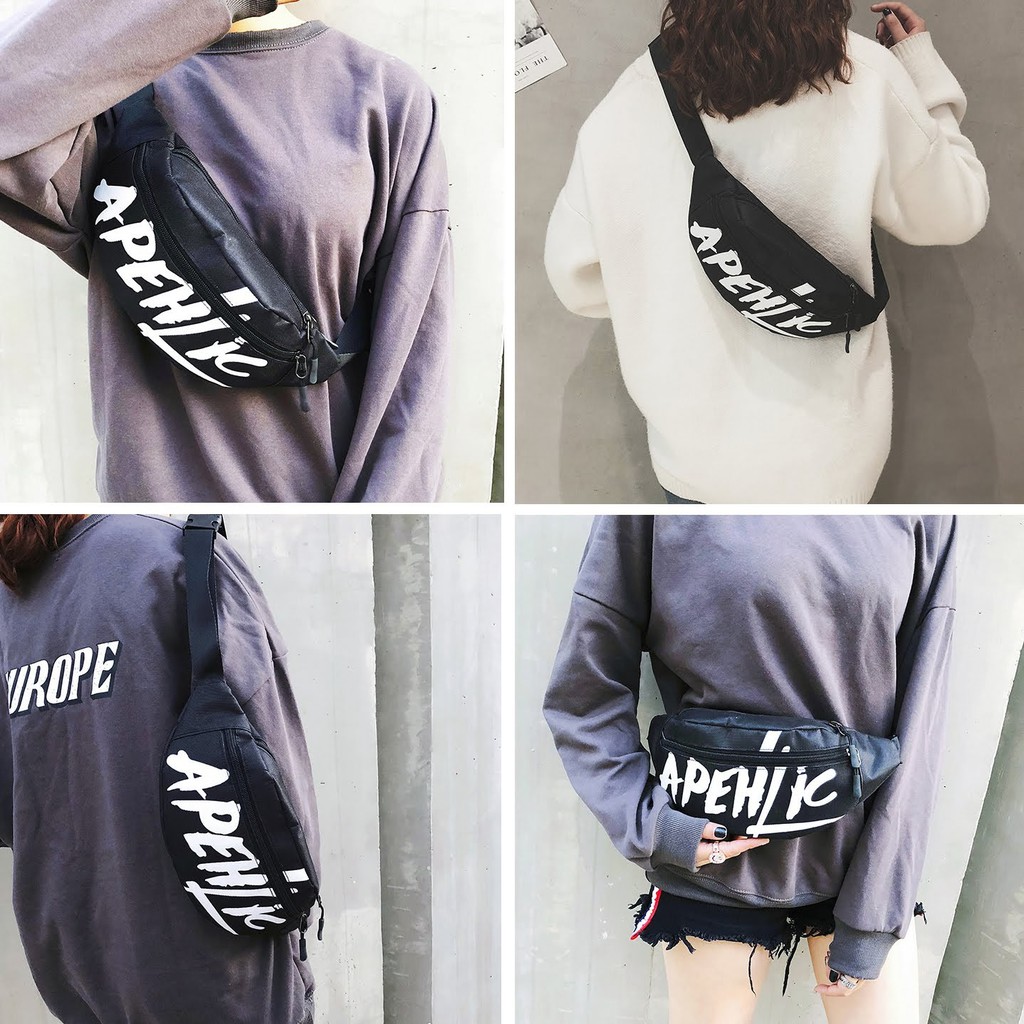 Túi Bao Tử Unisex Apehlic Siêu Chất