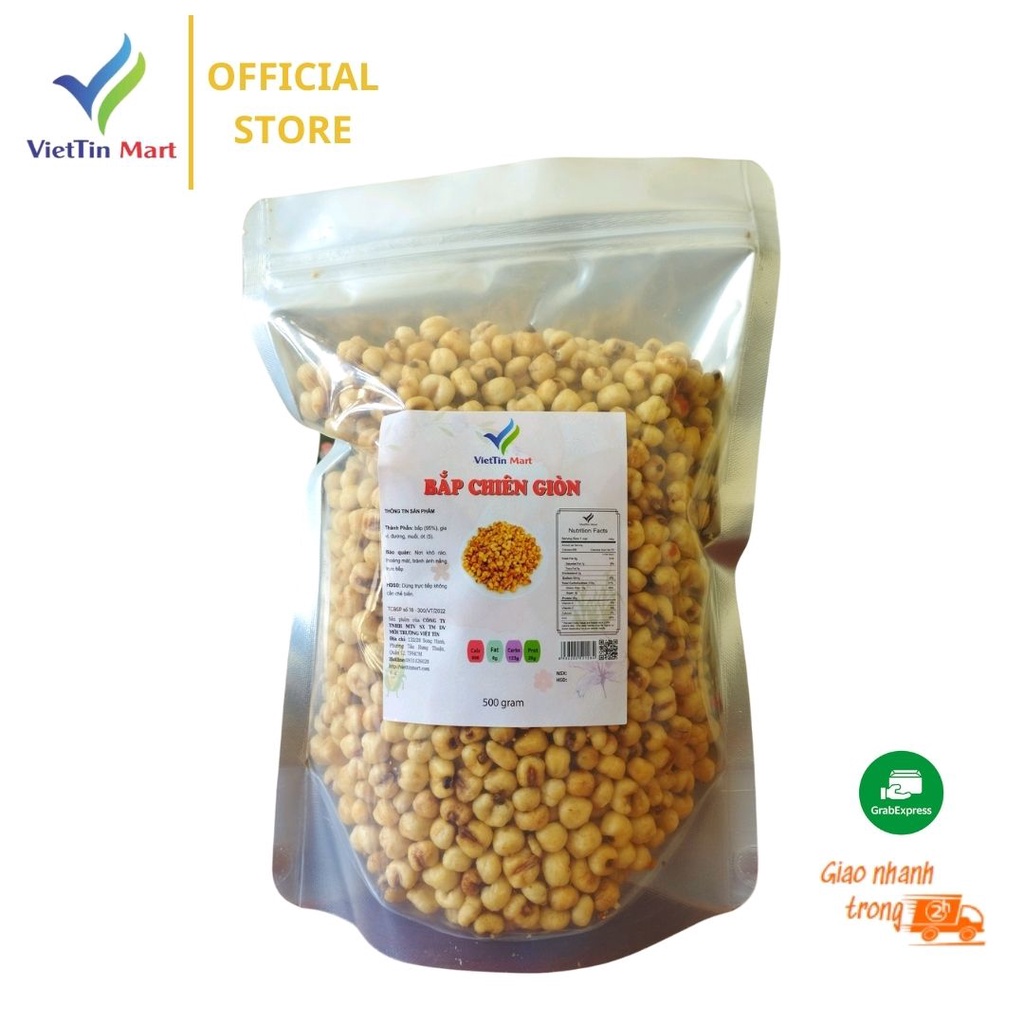 Bắp Chiên Giòn Tẩm Gia VỊ Viettinmart 500g