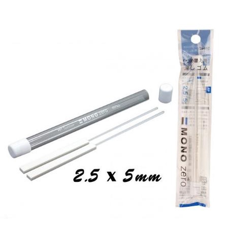 BÚT GÔM BẤM/ RUỘT THAY THẾ TOMBOW MONO ZERO ĐẦU TRÒN,DẸT