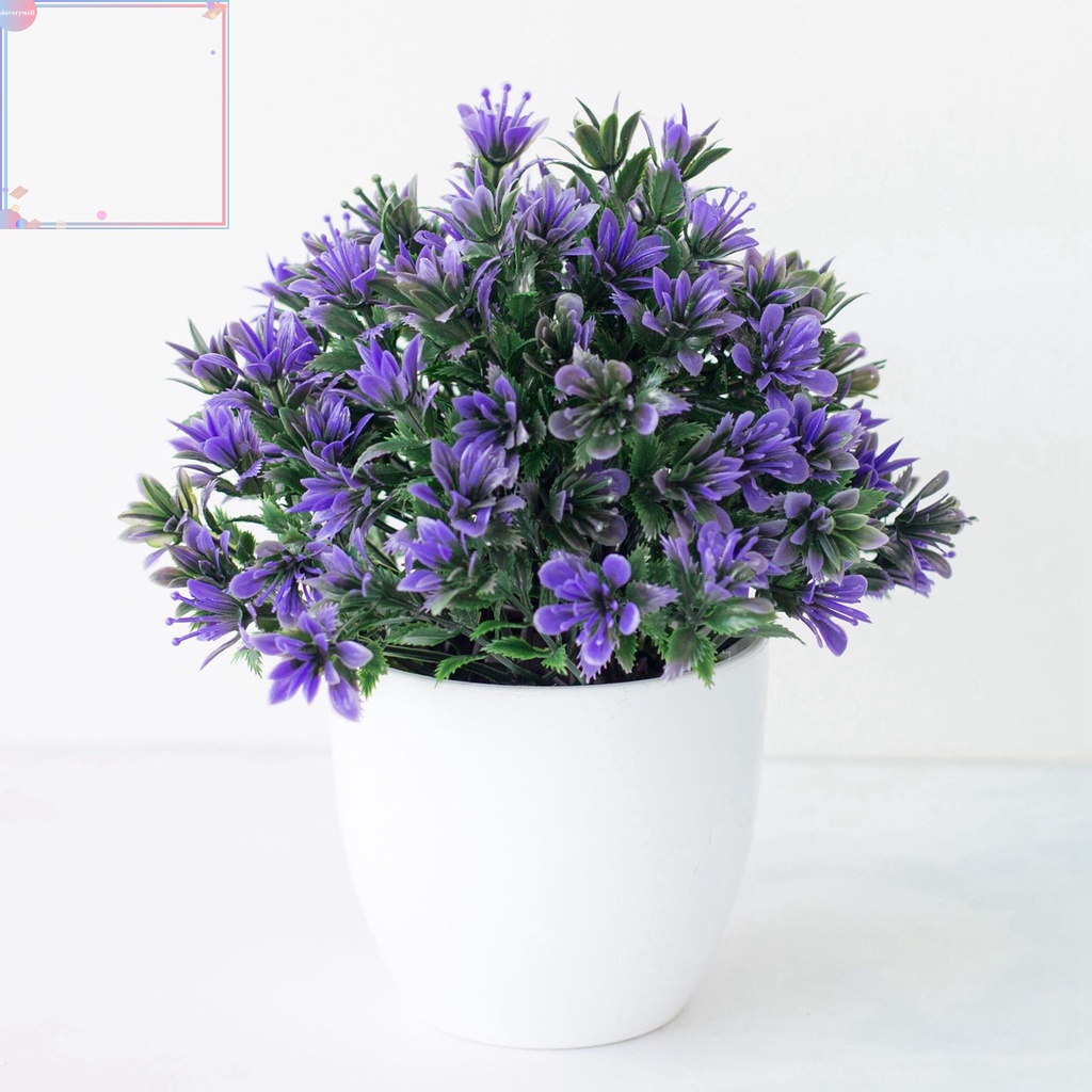 Chậu hoa giả trang trí nhà xinh xắn đẹp mắt