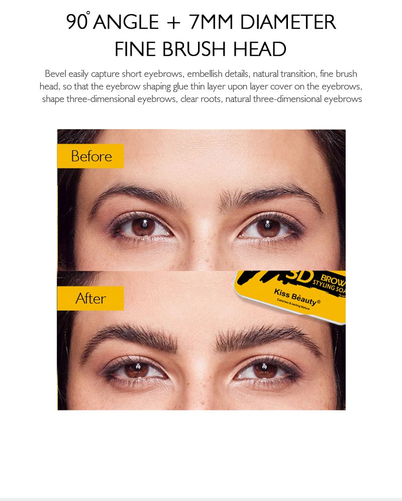 (Hàng Mới Về) Kem Tạo Kiểu Lông Mày Tự Nhiên Không Màu Lâu Trôi | BigBuy360 - bigbuy360.vn