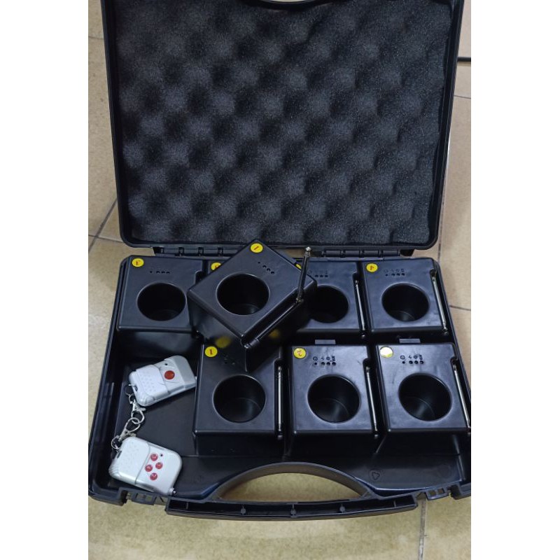 BỘ KÍCH ĐIỆN SÂN KHẤU 8 ĐẾ DÙNG PIN 9V CÓ ĂNG TEN HÀNG CHẤT LƯỢNG