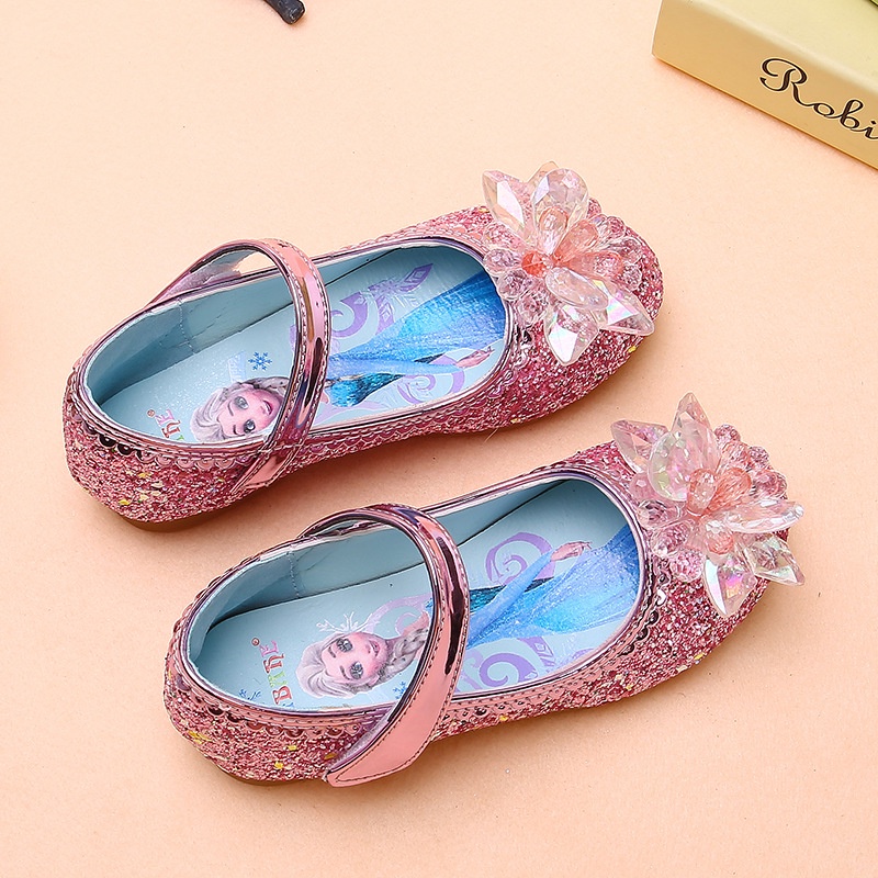 Giày mùa hè hoạt hình công chúa Elsa cho bé gái 2 - 12 tuổi