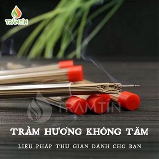 Nhang trầm hương không tăm thương hiệu Trầm Tín - 100% thiên nhiên, không chứa hóa chất, mùi hương dịu ngọt, nhẹ nhàng
