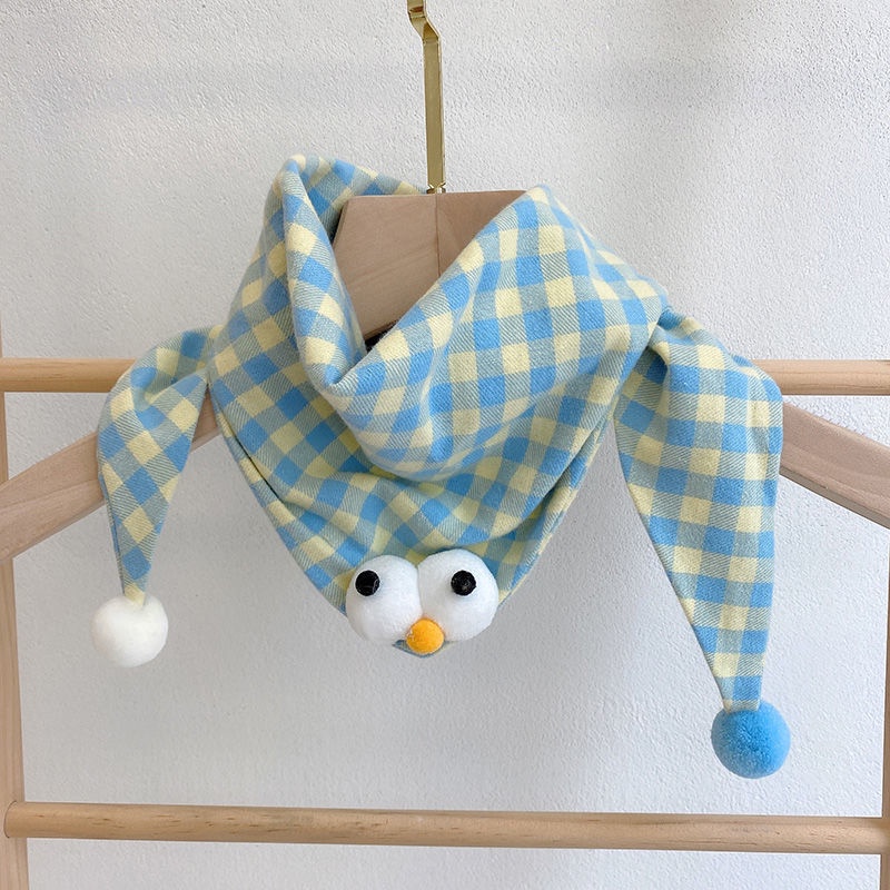 Yếm ăn Cotton hình tam giác dễ thương cho các bé