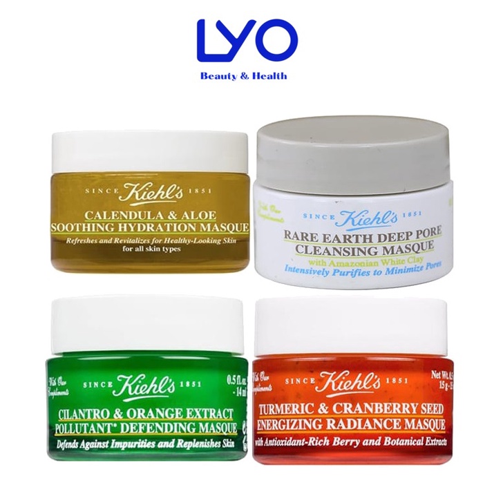 Mặt nạ dưỡng da đất sét nghệ hoa cúc ngò Kiehl's 14ml