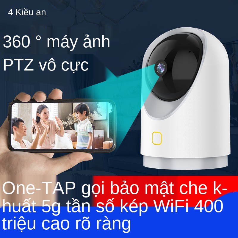 Joan 5G không dây Camera thông minh wifi kết nối với điện thoại di động từ xa giám sát mạng độ nét cao 360 toàn cản