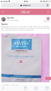 Mặt nạ WIS TREATMENT