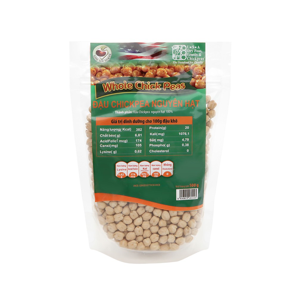 Đậu gà nguyên hạt TMT Foods 500g