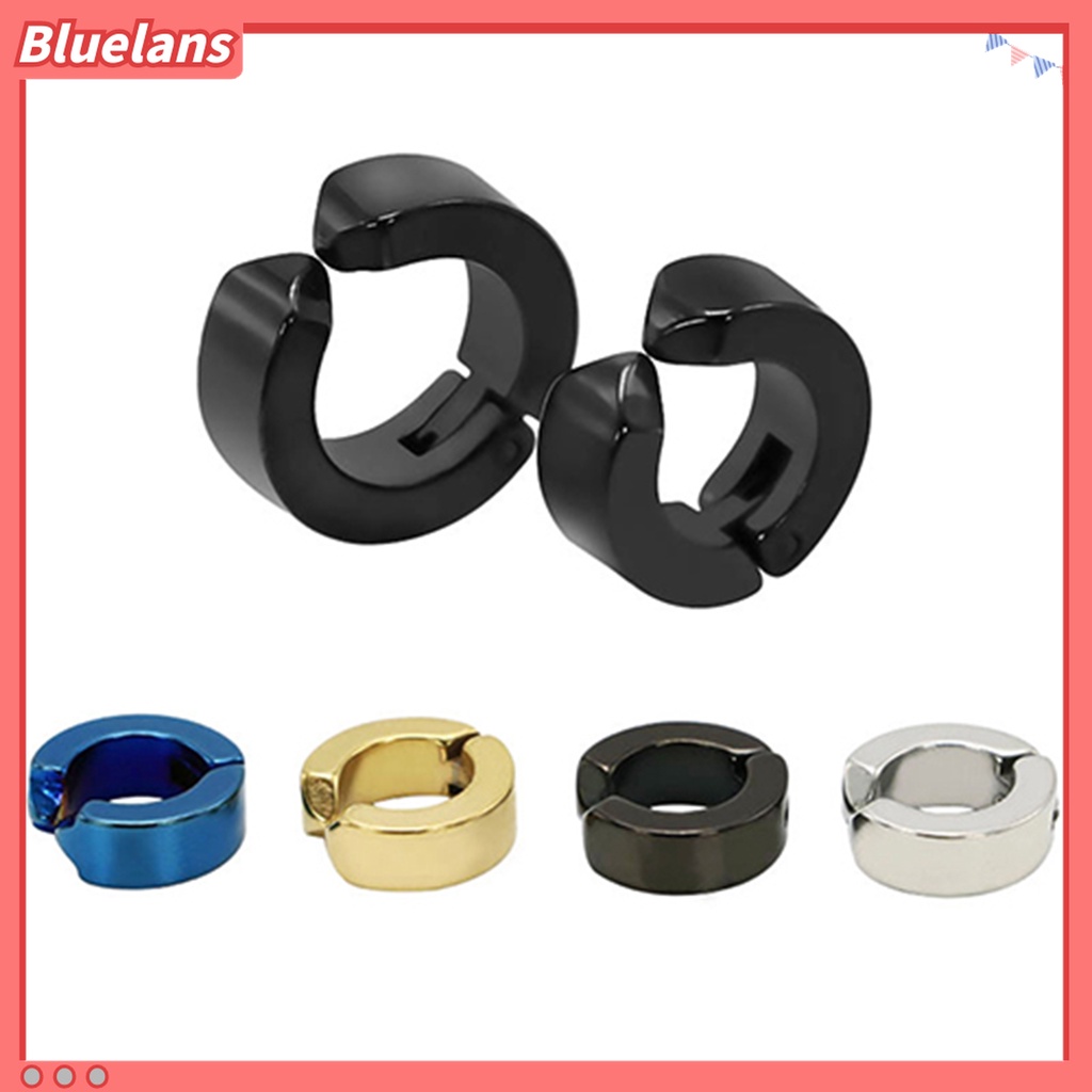 Khuyên kẹp tai phong cách hình học nhiều màu lựa chọn thời trang cho nam