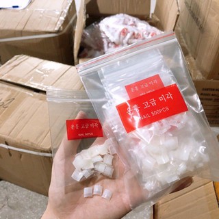 Móng nối chân 500 móng nối đủ size phom Hàn Quốc