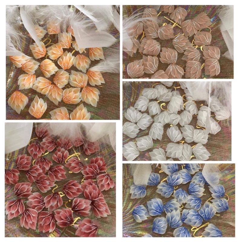 combo 20 hoa bột hoa chân