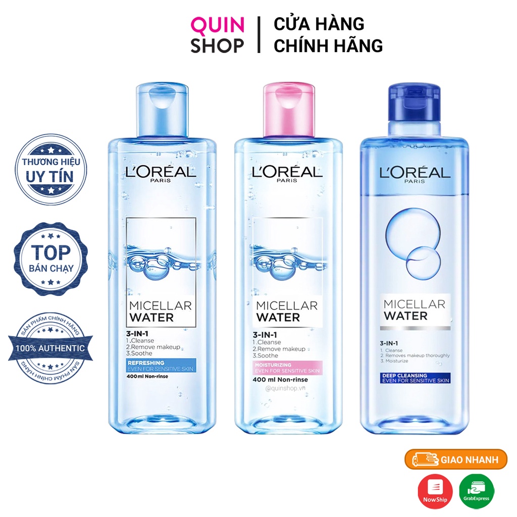  Nước Tẩy Trang Loreal Micellar Water 3 In 1