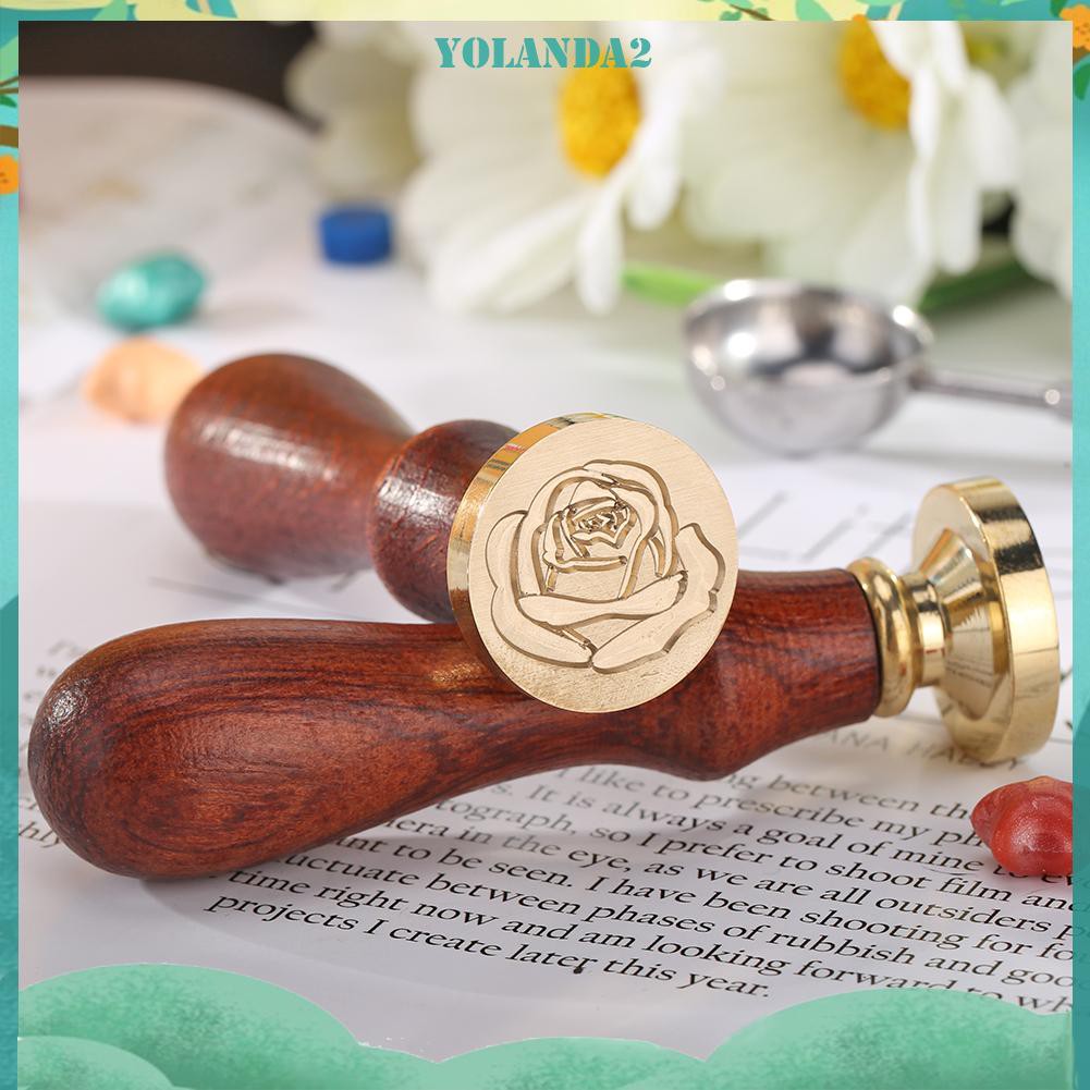 Đầu Con Dấu Bằng Đồng Mạ Vàng Kiểu Dáng Retro Độc Đáo