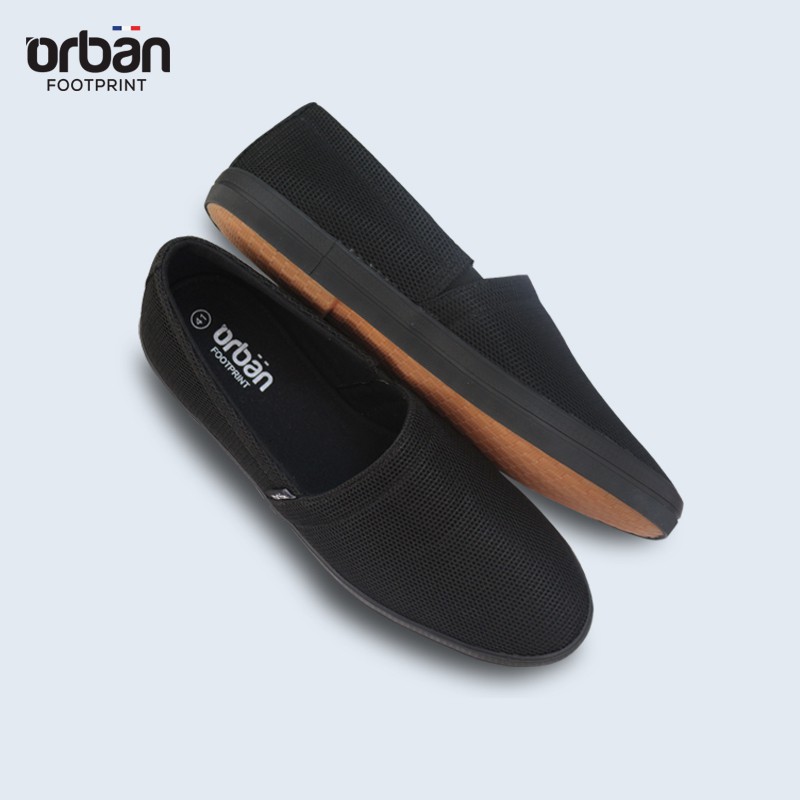 Giày slipon nam Urban UM1903 ( xanh, đen)