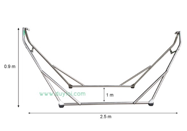 Khung võng INOX Duy Lợi (LỚN) chính hãng (kèm ảnh thật)