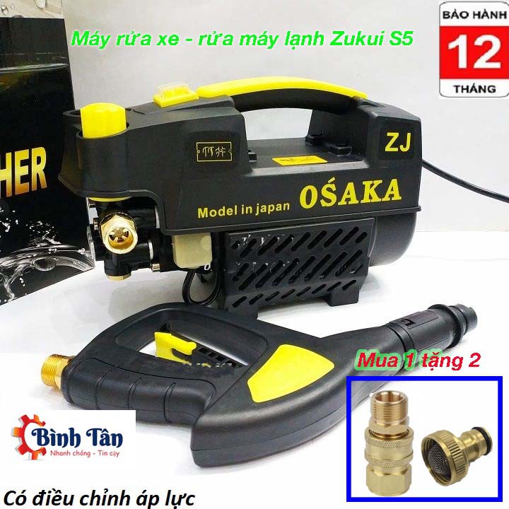 Máy rửa xe Osaka [Zukui S5] - 2400W - Có chỉnh áp lực