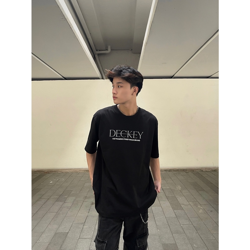 Áo Thun Cotton Unisex Nam Nữ Form Rộng Local Brand DECKEY FIRE