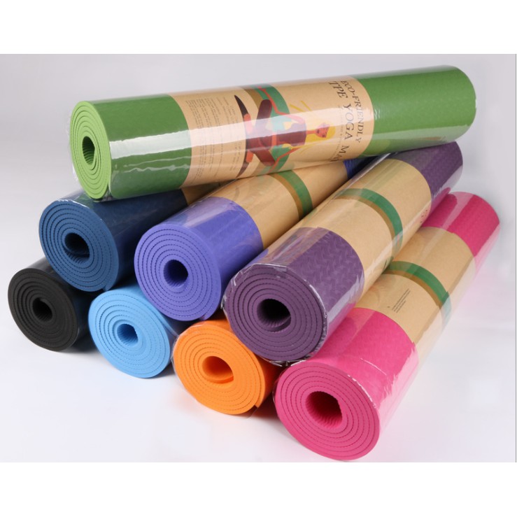 Thảm tập Yoga TPE Eco Friendly chính hãng dày 6mm