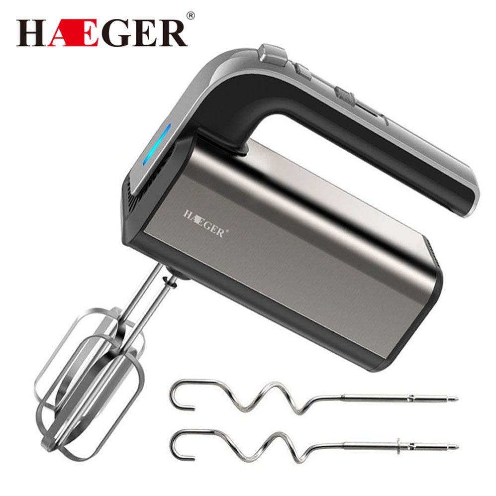 Máy đánh trứng, máy đánh trứng cầm tay HAEGER 500W có 5 tốc độ có thể điều chỉnh [ LỖI 1 ĐỔI 1 - BẢO HÀNH 1 NĂM ]