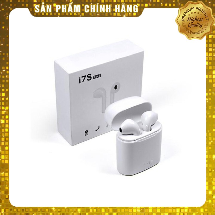 (CHÍNH HÃNG) Tai nghe không dây kết nối Bluetooth I7S TWS thiết kế nhét tai mini dành cho điện thoại Android iPhone