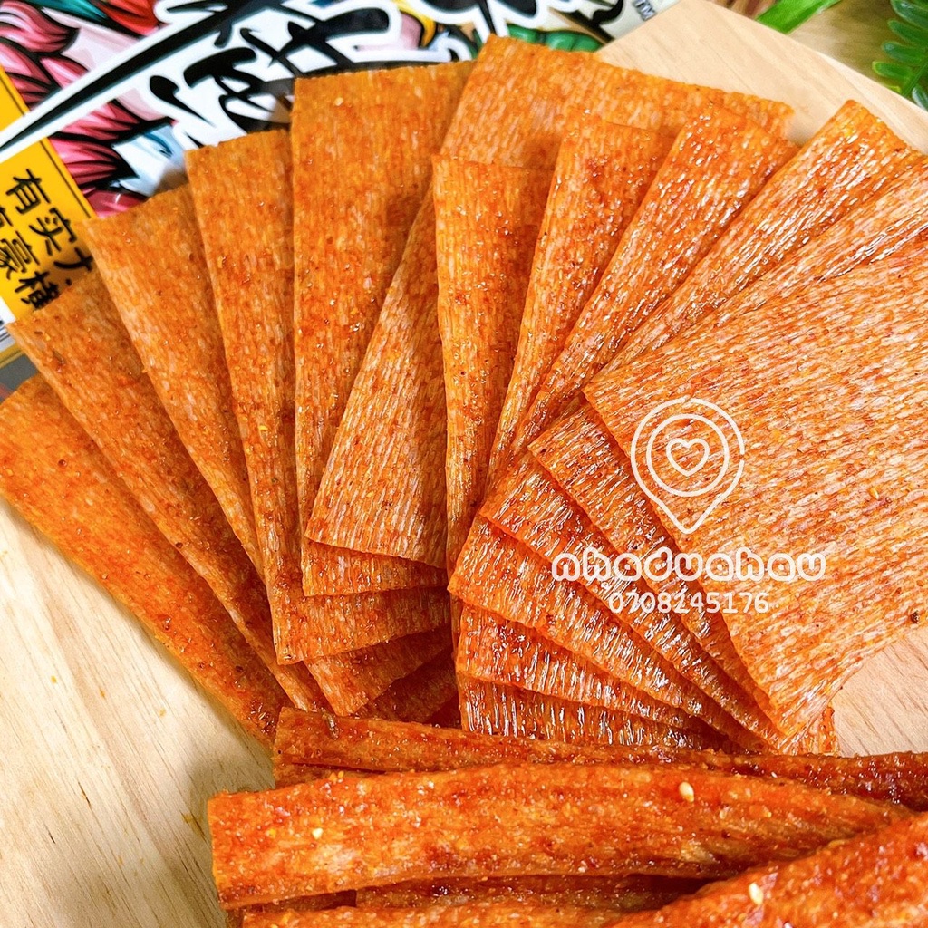 Một gói bim bim tăm cay hoạt hình Bát Giới/ Natra Hongkong gói lớn 90 gam 2 loại