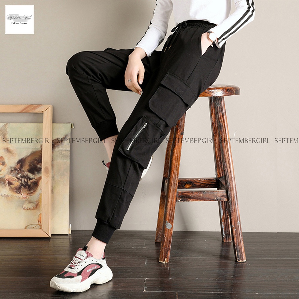 Quần jogger kaki túi hộp bốn túi nữ SEPTEMBERGIRL thời trang đường phố - JOGGER NAM 9000027V1