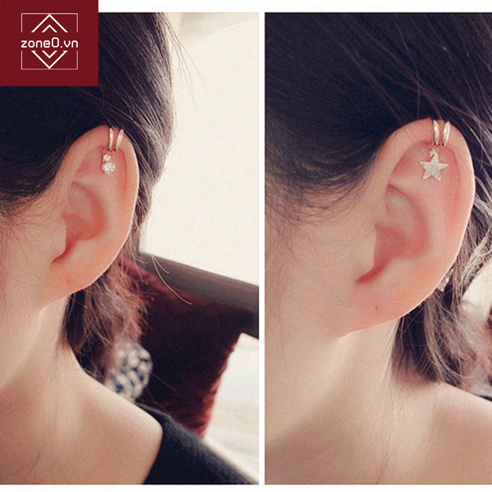 Bông kẹp vành tai nhiều kiểu xinh xắn dành cho nữ