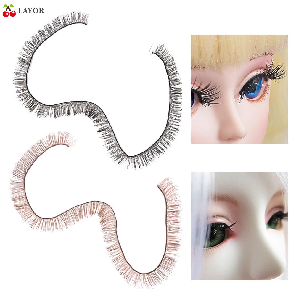 Bộ 5 Lông Mi Giả Trang Trí Búp Bê Màu Đen/Nâu