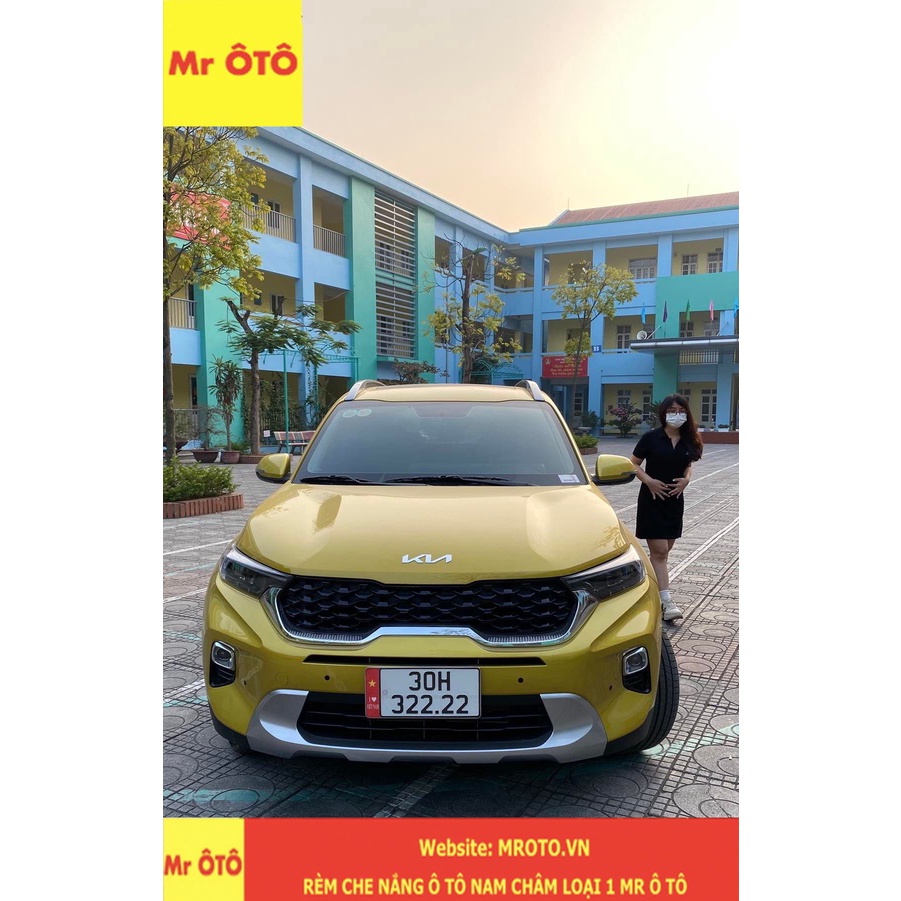 Rèm Che Nắng Xe Kia Sonet Loại 1 Mr.OTO. Bảo Hành 24 tháng. Cam Kết Chuẩn Khít Theo Xe