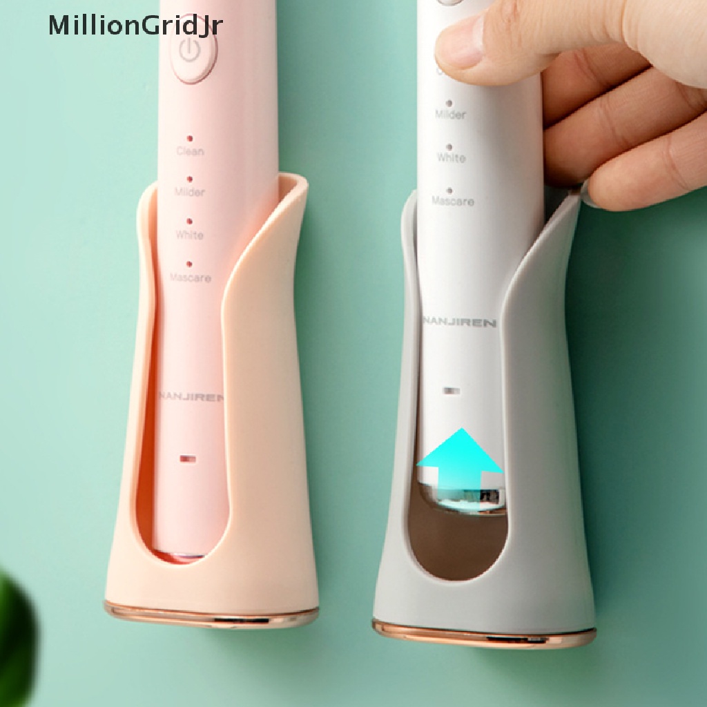 Giá Đỡ Bàn Chải Đánh Răng Điện Gắn Tường Bằng Silicon Tiện Dụng