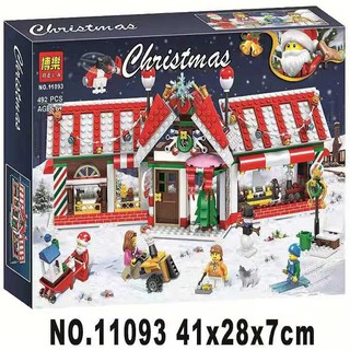 Đồ chơi lắp ráp Mô Hình Lego Ngôi Nhà Noel Bela 11093