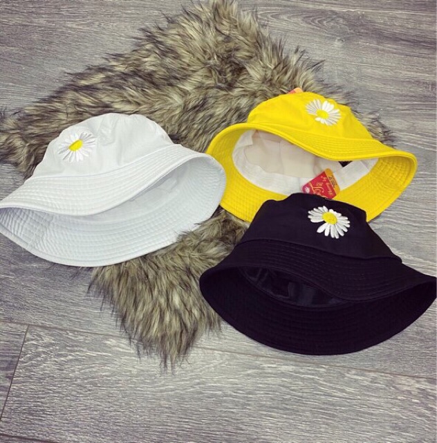 FREESHIP 50K - Mũ Thêu Hoa Cúc Unisex Nam, Nữ