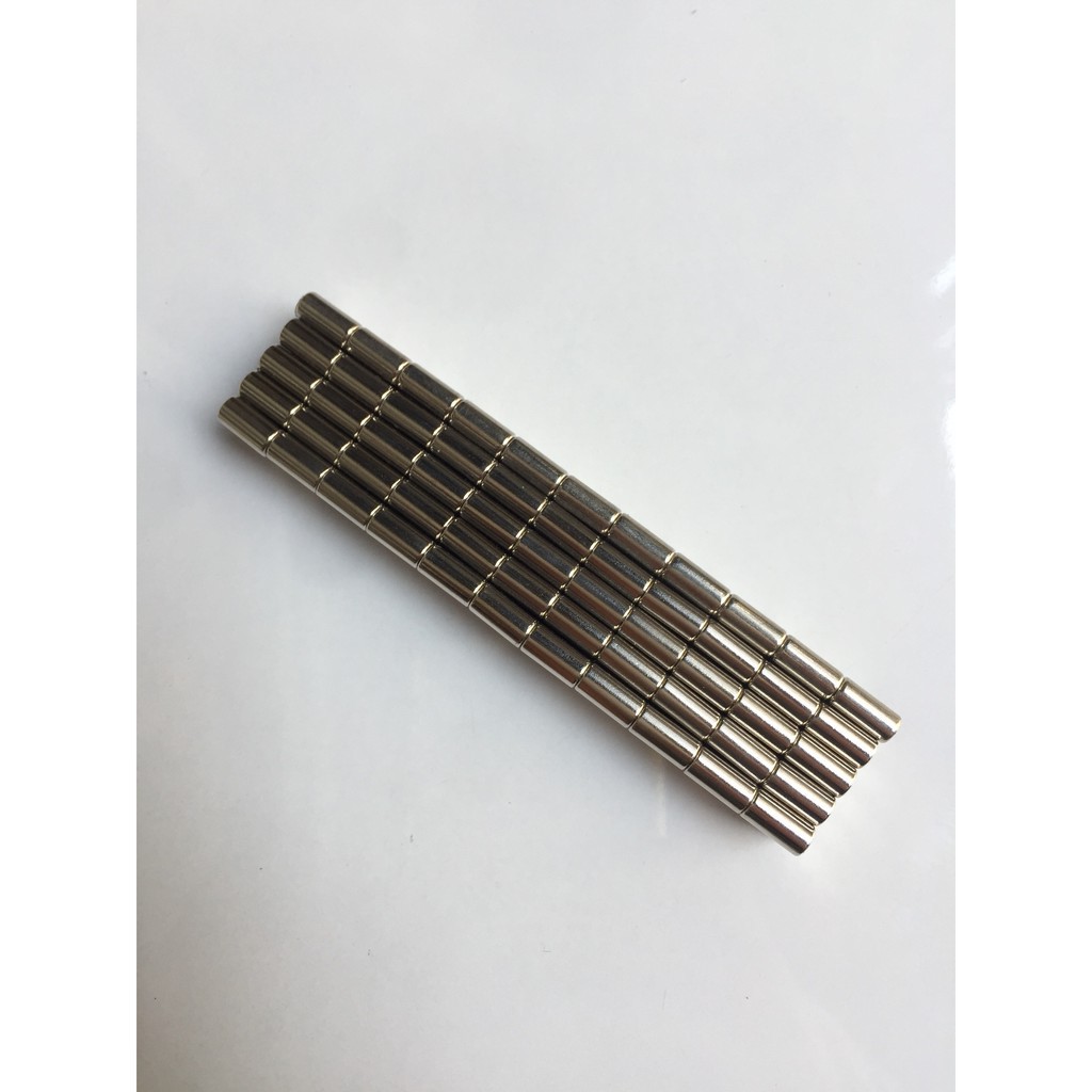 [GIẢM GIÁ 3 NGÀY] Bộ 50 Viên 5x10mm nam châm trắng đất hiếm lực từ cực mạnh, nam châm trò chơi (CAM KẾT HÀI LÒNG)