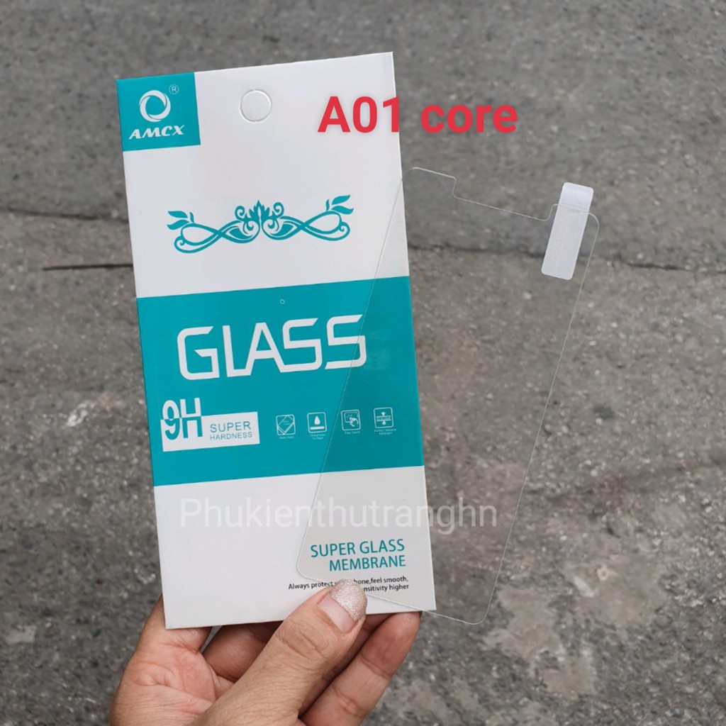 Kính cường lực samsung a01 core trong suốt không full màn samsung a01 core