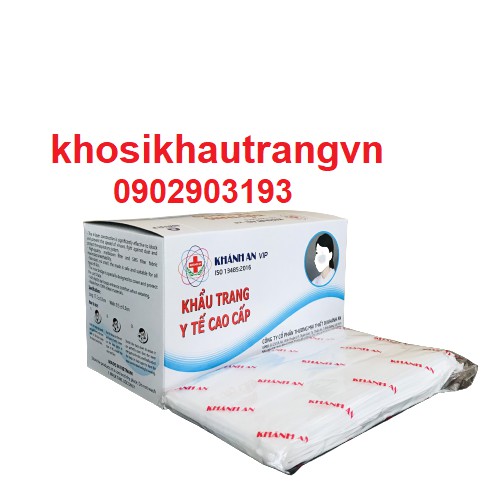 [Giá Sỉ] Hộp 50 cái khẩu trang y tế Khánh An 4 lớp kháng khuẩn + | BigBuy360 - bigbuy360.vn