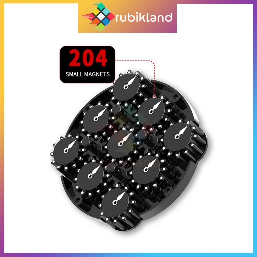 Rubik Clock QiYi ChuanShi Rubic Biến Thể Đồng Hồ Có Nam Châm Siêu Xịn Đồ Chơi Trí Tuệ Trẻ Em